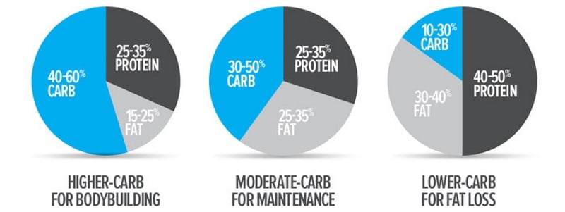 filling cutting macro meals