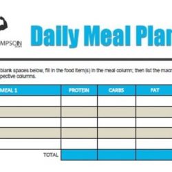 free printable meal plan template jamin thompson